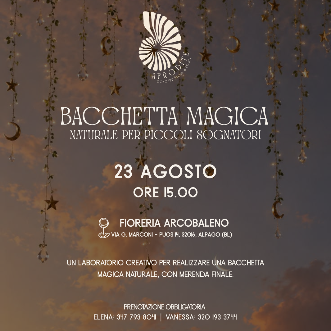 BACCHETTA MAGICA - Per piccoli (e grandi) sognatori - V. Natural Lab