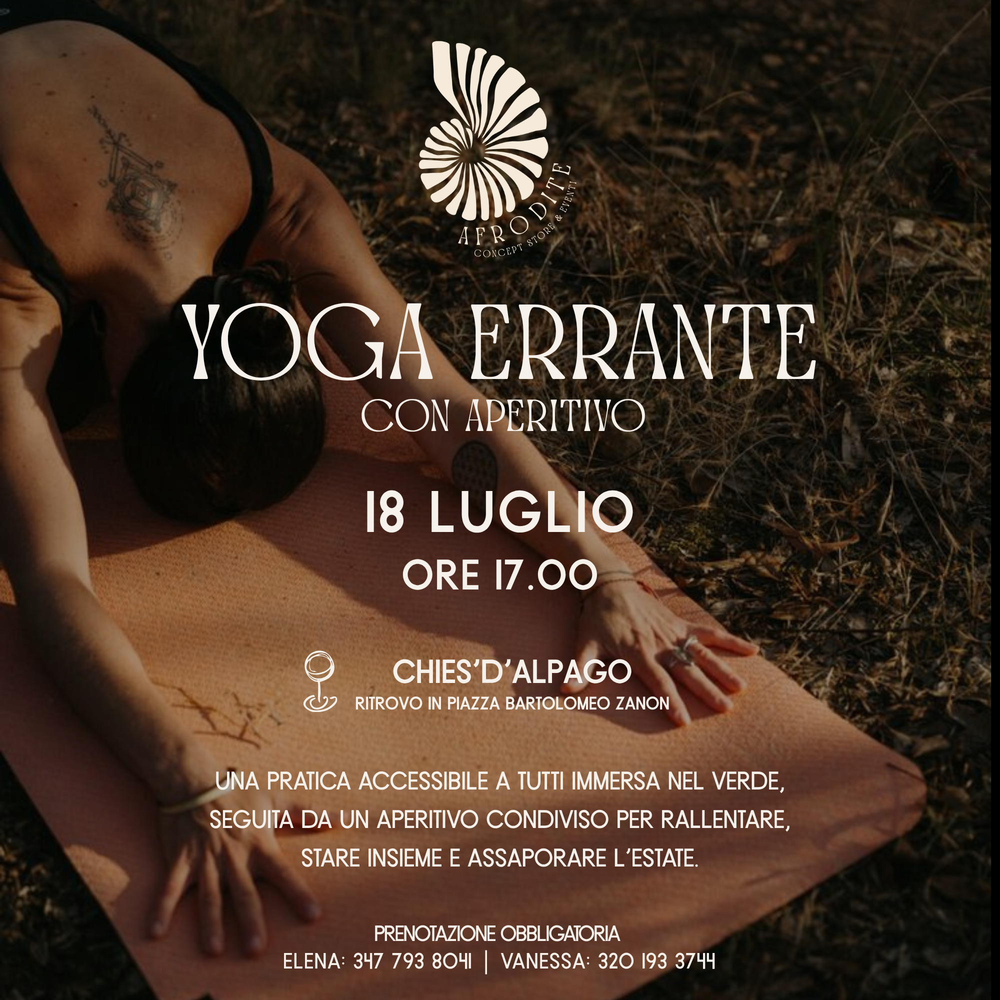 Yoga Errante con aperitivo - V. Natural Lab