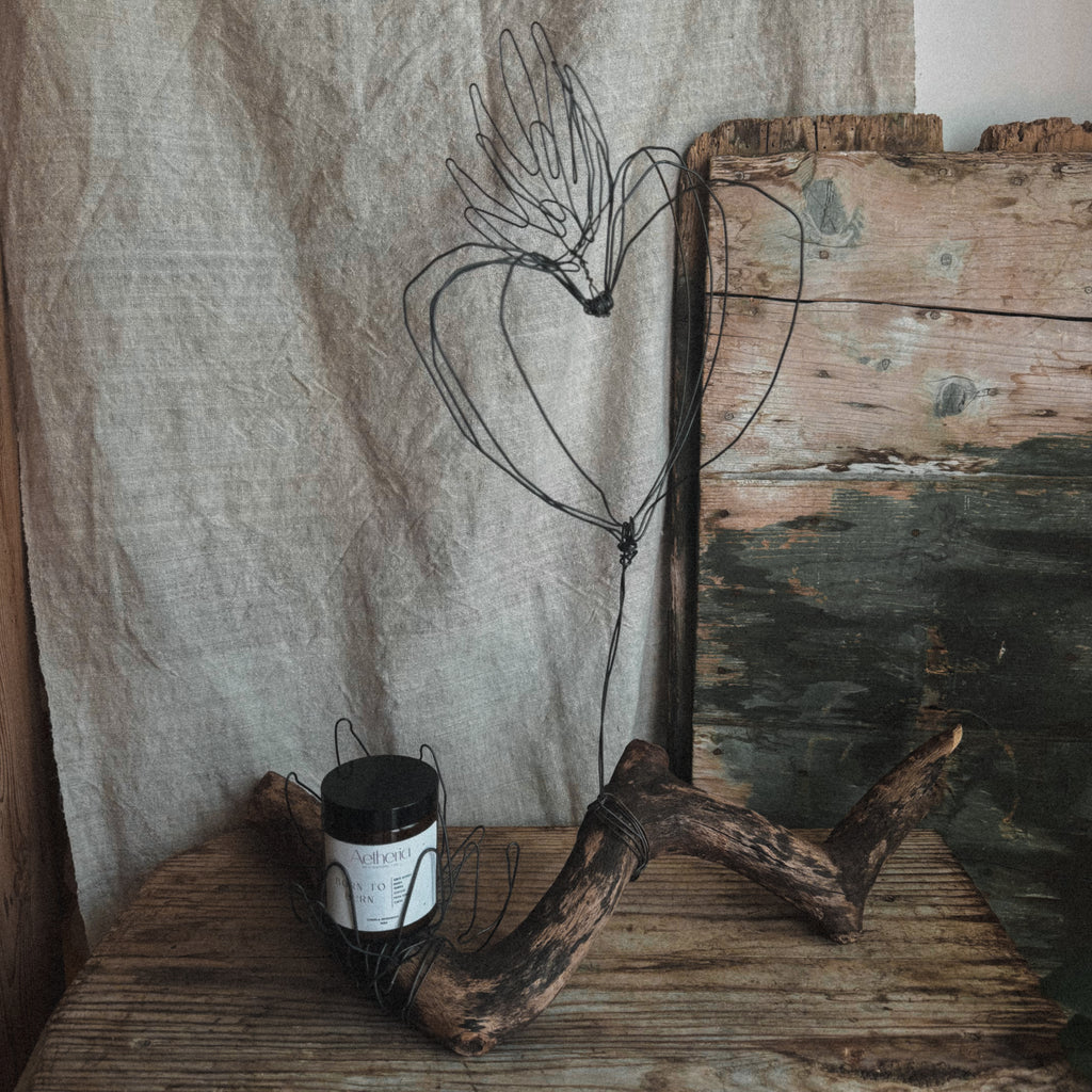 CANDELABRO CUORE SACRO - PEZZO UNICO - V. Natural Lab