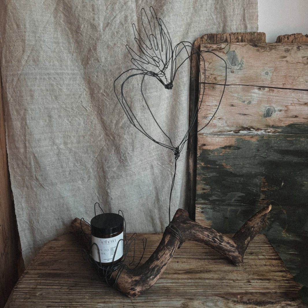 CANDELABRO CUORE SACRO - PEZZO UNICO - V. Natural Lab