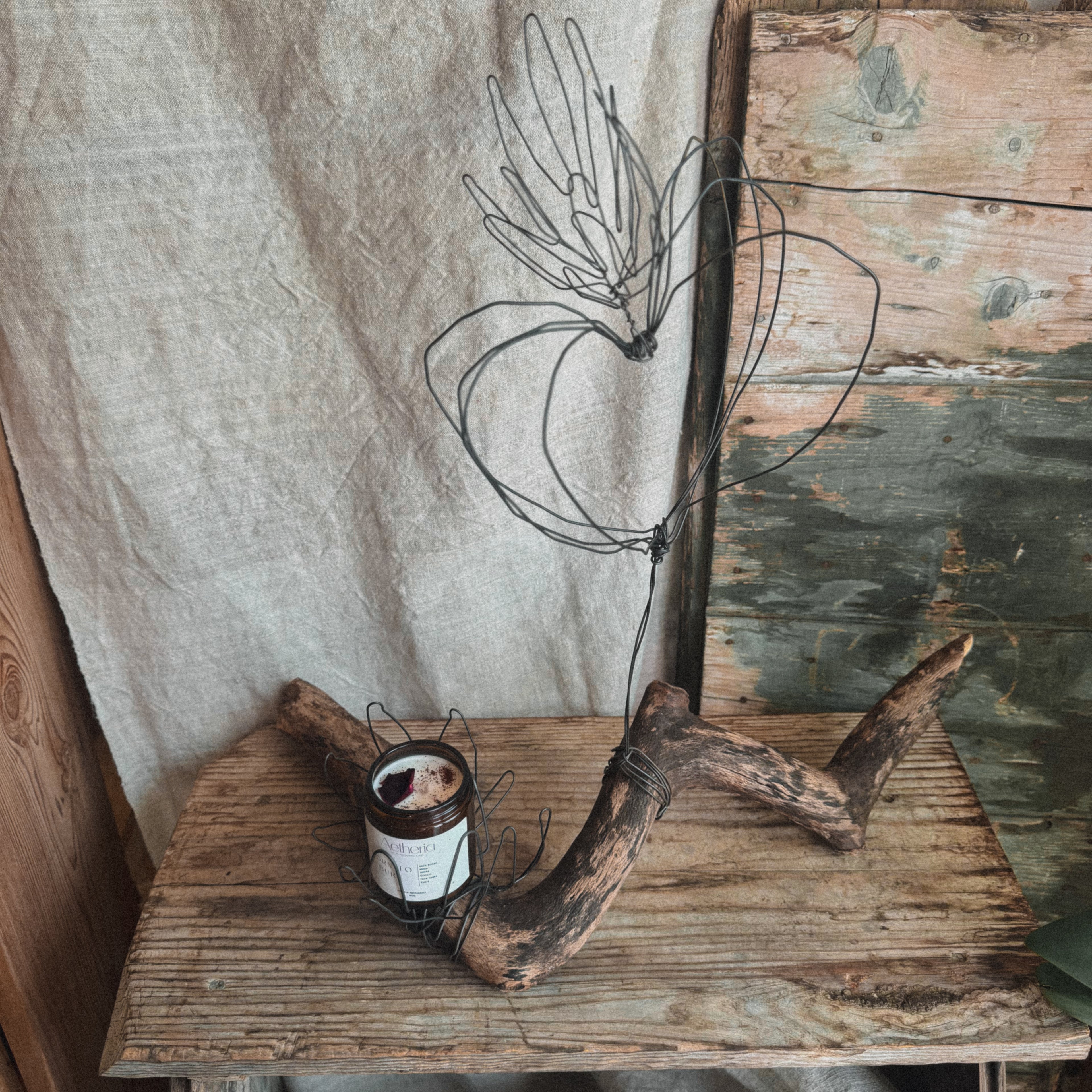 CANDELABRO CUORE SACRO - PEZZO UNICO - V. Natural Lab