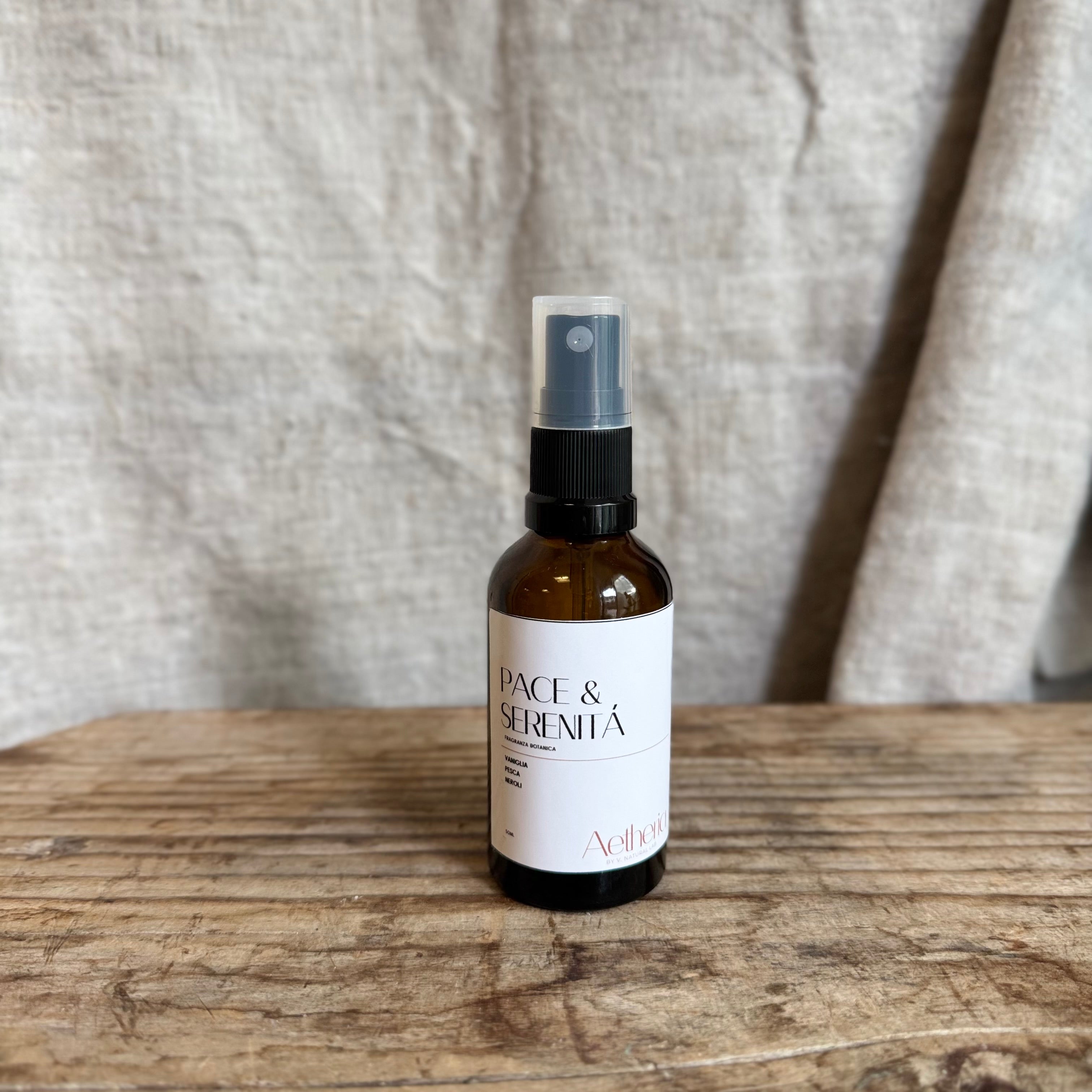 PACE E SERENITÁ -  SPRAY PER AMBIENTE & TESSUTI - V. Natural Lab